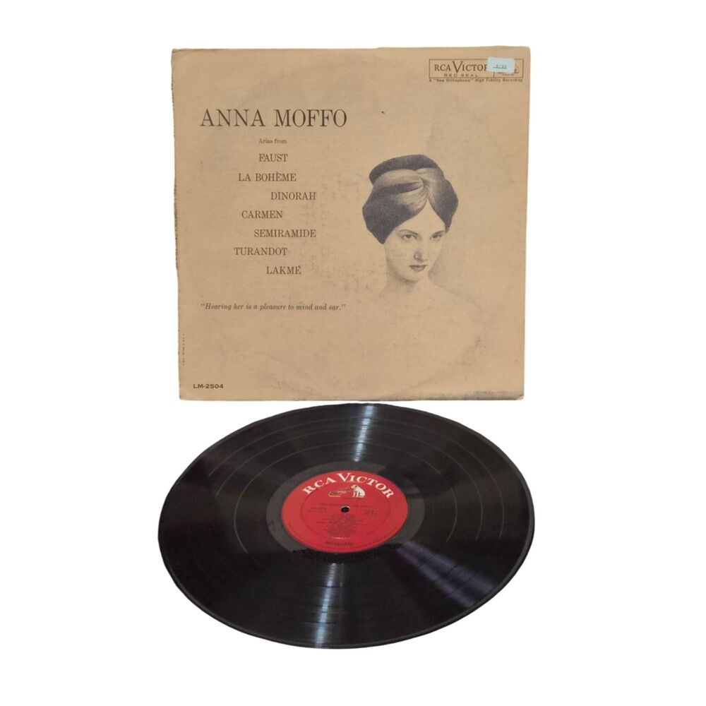 Anna Moffo Arias LP Opera Favorites from Faust, La Bohème, Carmen, Vintage